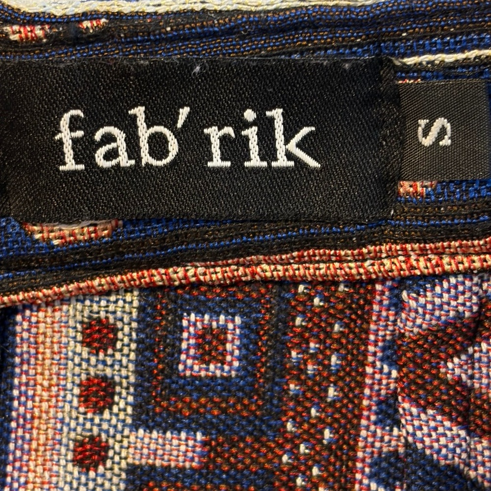 fab'rik Multicolor Aztec Patterned Mini Skirt (S) - Picture 11 of 16